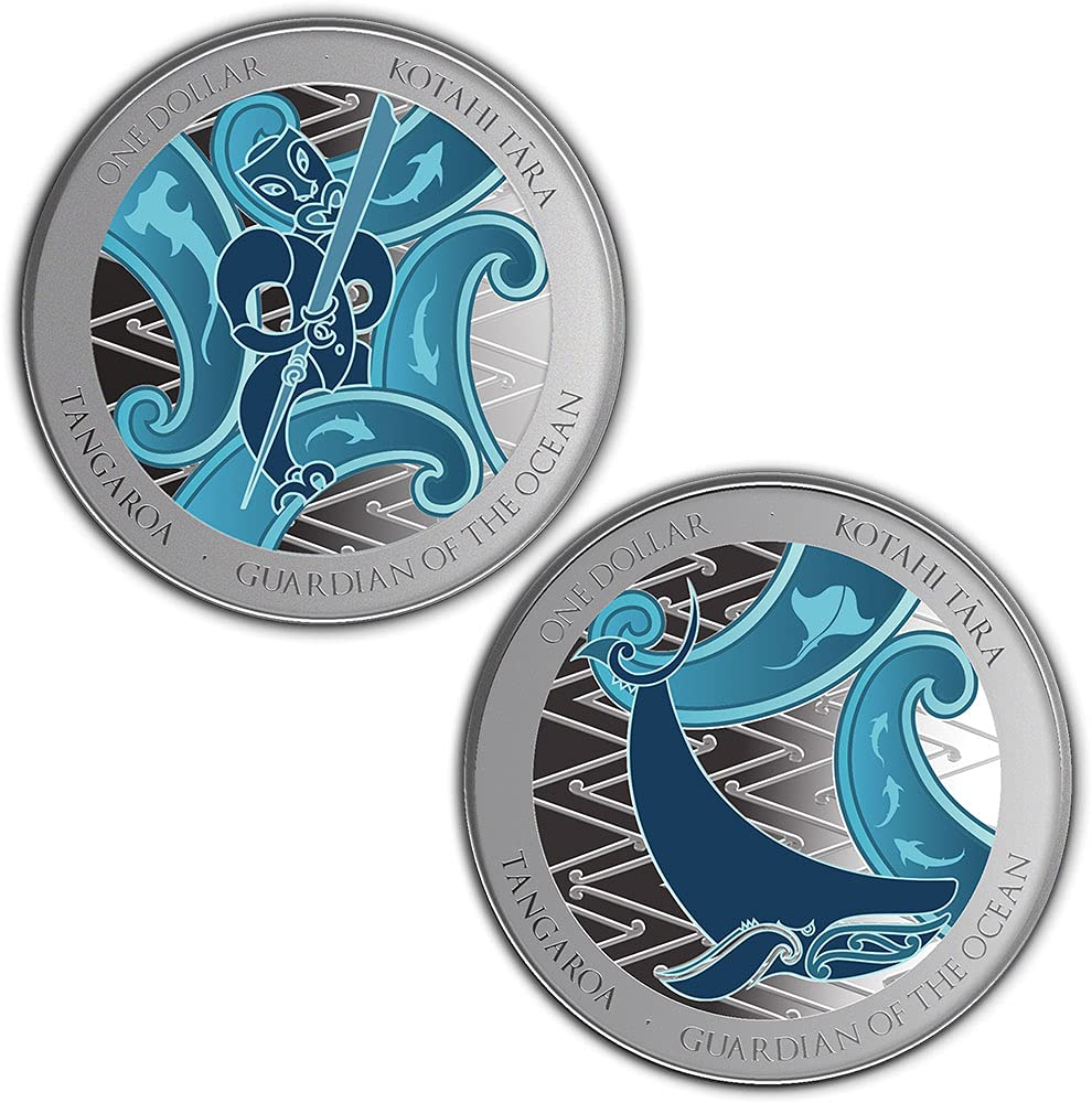 2021 NZ Guardian Of The Ocean PowerCoin Tangaroa Set 2 X 1 2021 NZ Guardian Of The Ocean PowerCoin Tangaroa Set 2 X 1