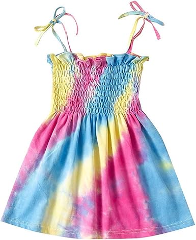 rainbow dress for baby girl