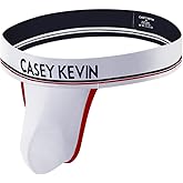 Casey Kevin Mens Jockstrap Sexy Thong Underwear Pouch Jock Strap Breathable Athletic Supporter