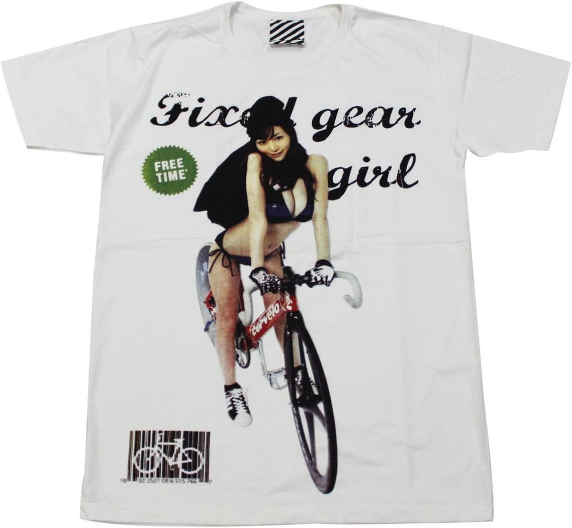ARAINA bike girl japan dope street wear T-Shirt White / AR10 sz M