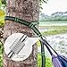 Sahara Sailor Hammock Straps XL (Set of 2), Adjustable Hammock Tree Hanging Straps 1400+ LBS Heavy Duty Non-Stretch Suspension System Kit (2 Stainless Steel Carabiners Included)