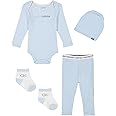 Calvin Klein baby-boys 4pc Take Me Home Pant Set