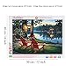 HaiMay 2 Pack DIY 5D Diamond Painting Kits Full Drill Rhinestone Painting Countryside Diamond Pictures for Wall Decoration,Pastoral Style (Canvas 12×16 Inch/12×16 inch)
