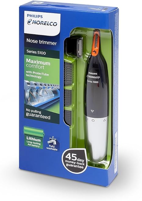 Philips Norelco Nt5175 42 Nose Hair Trimmer 5100 Washable Mens