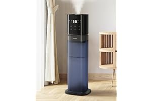 AILINKE Humidifier Large Room, 2.1Gal/8L Humidifiers for Bedroom with Extended Tube, Large Humidifiers for Home 1000 sq.ft. Cool Mist Humidifier with Night Light, School/Office/Warehouse