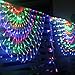 Fuloon 8 Modes 3 Meter x 0.8 Meter 504 LED Colorful Indoor/Outdoor Net Peacock Web Light