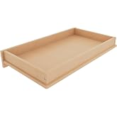 Evolur Baby Changing Tray Topper for Cove 3 Drawer Dresser, Natural Oak | Nursery Diaper Changing Station