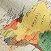 Mouse Pad Extended XXL Gaming Mouse Pad 900x400mm BIFY Large Waterproof Non-Slip Ruber Base World Map Desk Mat Office Work Mat Card Game Table Desk Cover Poker Mat (Yellow map)