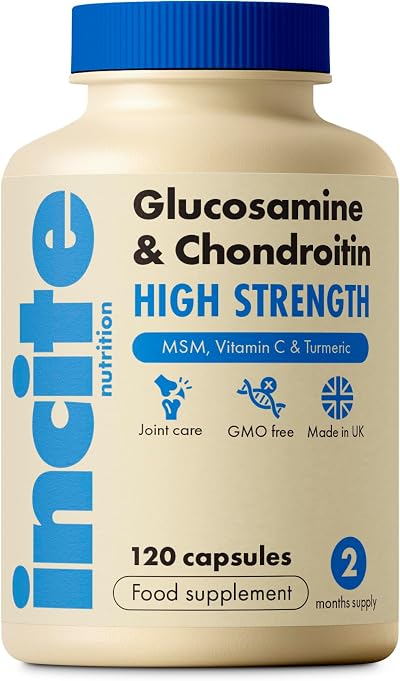Incite Nutrition Glucosamine Chondroitin High Strength Complex 120 caps