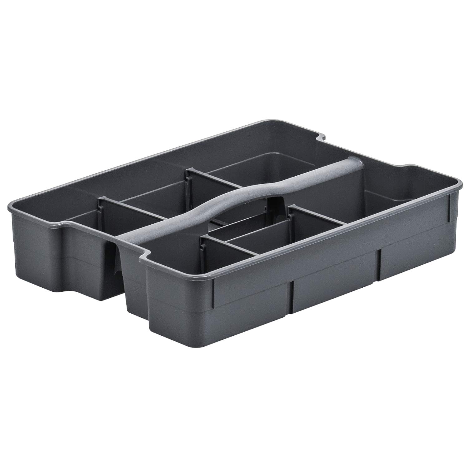 Rotho, Evo, Use with compartments and partitions, Plastic (PP) BPA anthracite, 32,9 x 25,0 x 6,5 cm