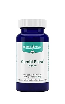 effective nature Combi Flora Kapseln zur täglichen Nahrungsergänzung (60 vegane Kapseln)