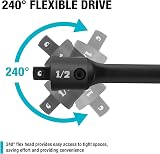 DURATECH 1/2 Inch Heavy Duty Breaker Bar 600mm Knuckle Flexi Bar view 4