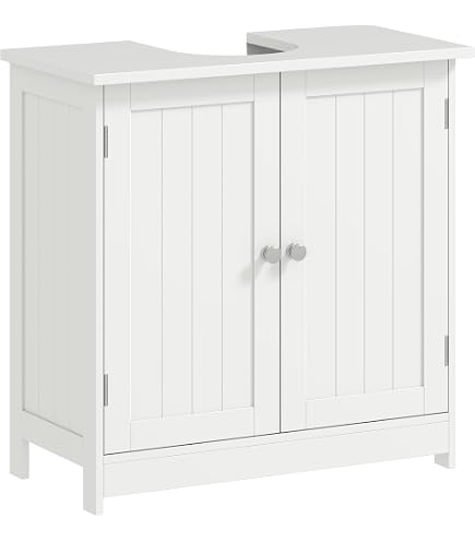 Armoire Murale Suspendue Shally Dogan - Bois Blanc, 1 étagère, 2 Compartiments - Dimensions 60x32x72 Cm