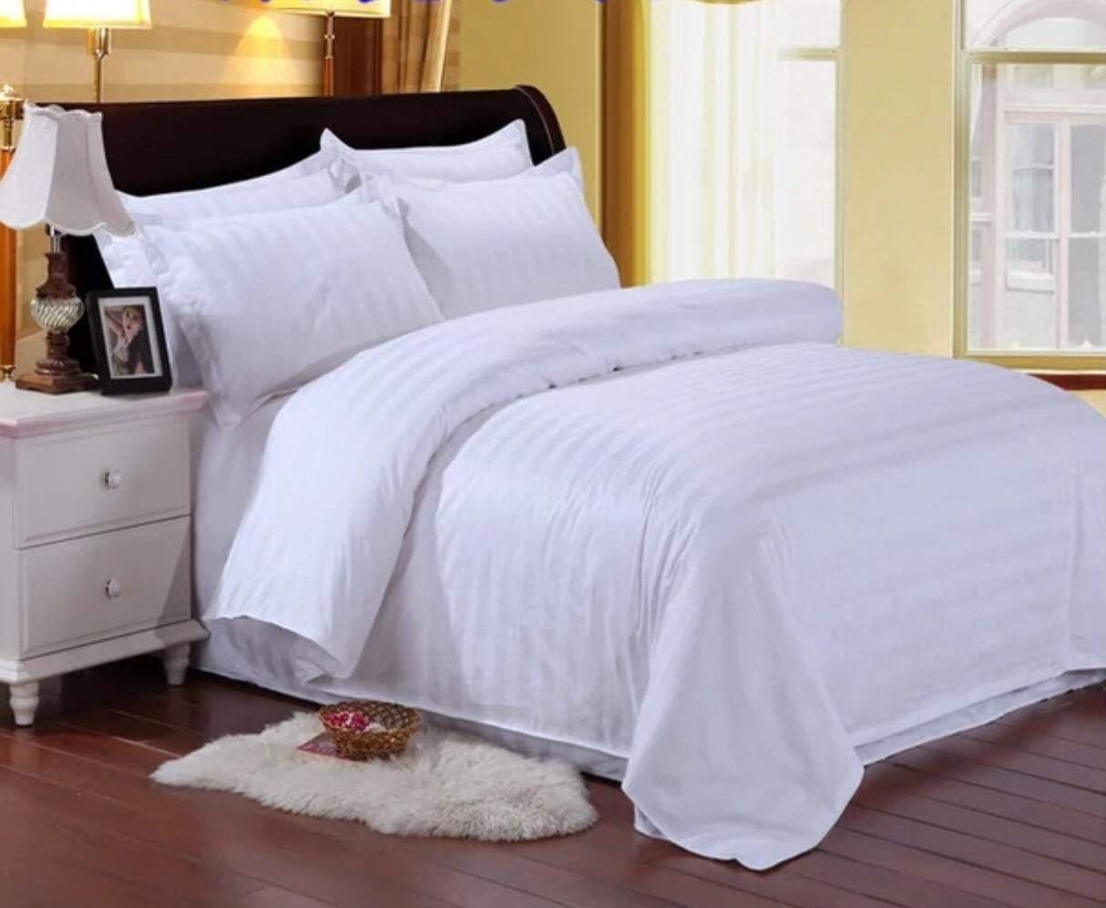 100 percent Cotton Hotel Quality 6 Pieces Bedding Set White Buy
