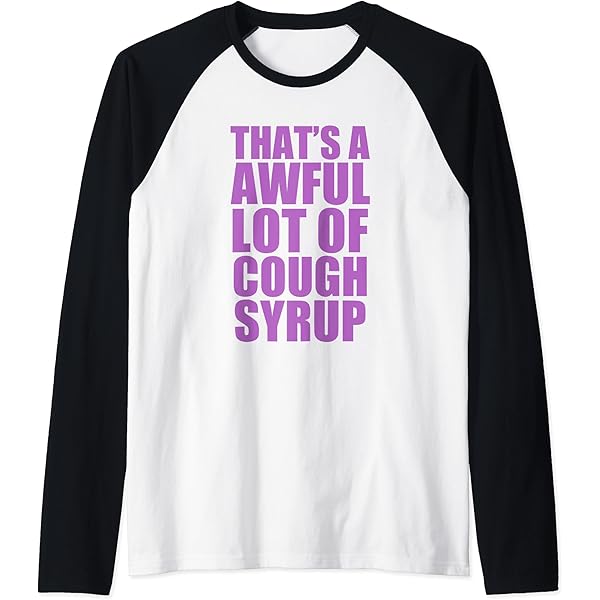 Amazon.com: That's A Awful Lot Of Cough Syrup V-Neck T-Shirt