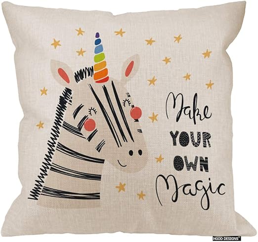 Amazon Com Hgod Designs Zebra Pillow Cover Cute Funny Zebra With