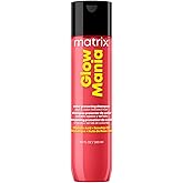 MATRIX Glow Mania Shampoo - Enhances Shine and Moisturizes, Preserves and Protects Color Vibrancy, For Dull and Color-Treated Hair, Sulfate-Free, With Glycolic Acid & Rosehip Oil
