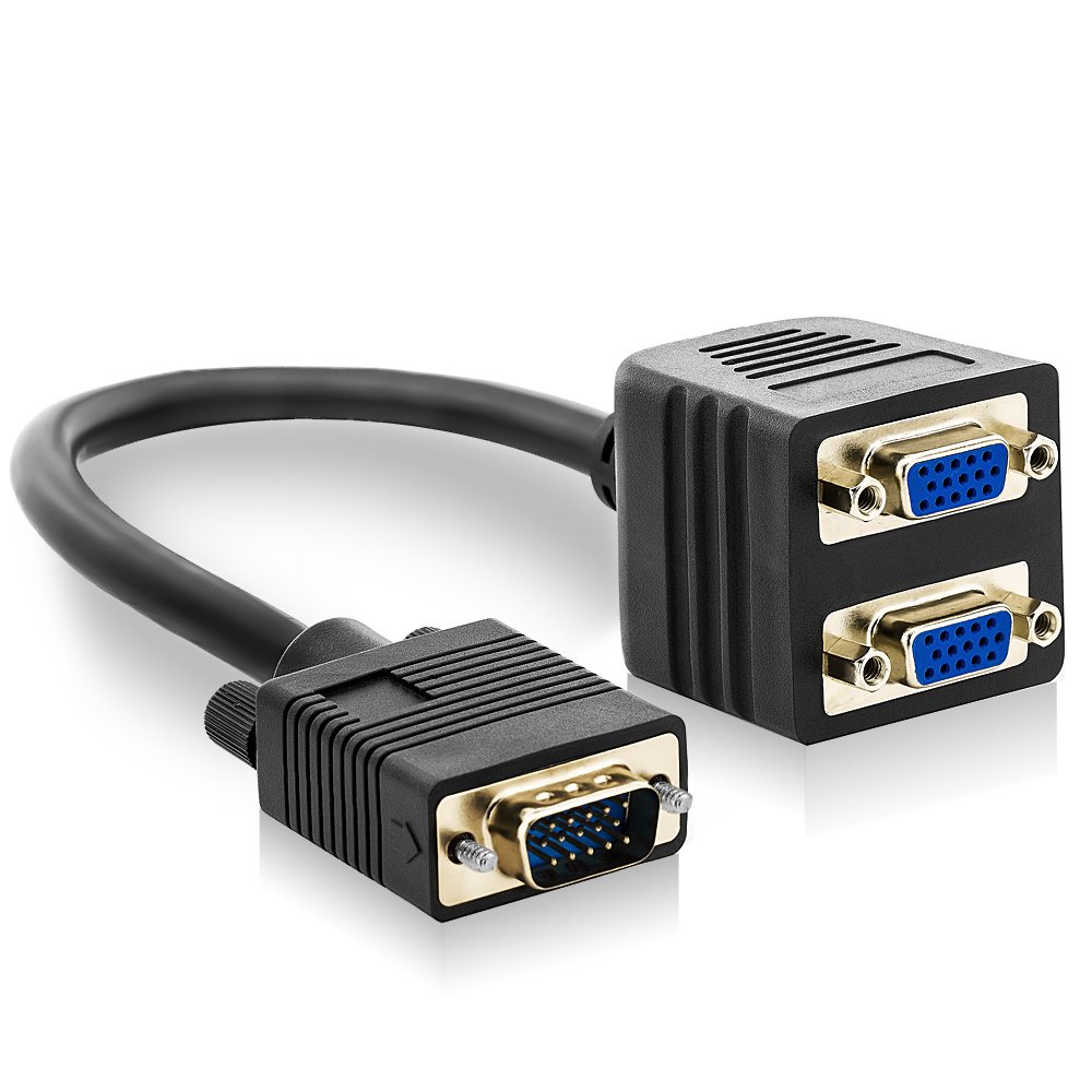 deleyCON S-VGA Y-Adapter Cable