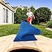 JBM Cornhole Bag (Pack of 8) Weather Resistant Cornhole Bags with Carrying Bag Included (Blue & Navy, 14OZ)