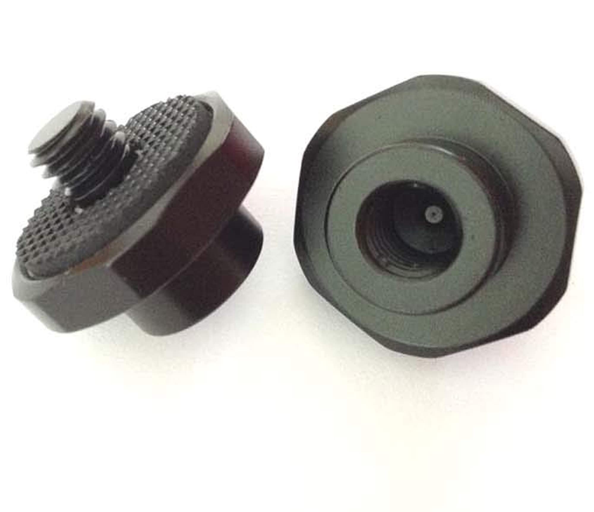 2x 3/8 Hole To 3/8 Conversion Hexagonal Screws Connector Connect Adapter For Camera Tripod Monopod Microphone Mobile Phone Monitor Stand Platform Flash Bracket Light Hot Shoe Parts Accessories