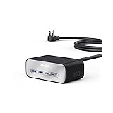 Anker Charging Station(100W Max), 7-in-1 USB C Power Strip for iPhone 15/14 and Macbook Air/Pro, 5ft Thin Cord,3 AC, 2 USB A,
