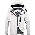 GEMYSE Men's Ski Snow Jacket Warm Winter Waterproof Coat Snowboard Rain Jacket Hooded Windproof Windbreaker