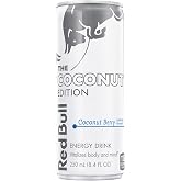Red Bull Energy Drink, Coconut Berry, Coconut Edition | contains caffeine, taurine, B-vitamins, sugar, and water, 8.4 fl oz, can