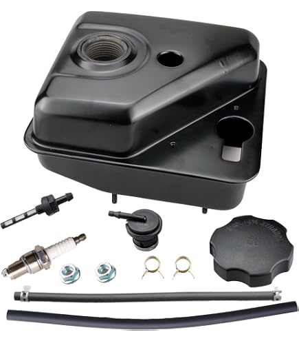 Serbatoio Carburante Nero Per Motori Briggs & Stratton - Ricambio 694260, 695736, 698110, 799863