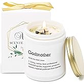 Godmother Candle, Christmas Godmother Proposal Gift, Godmom Gifts, God Mother Candles Gift, God Mother Present from Godchild, Birthday Christmas Gifts, Vanilla &Lavender Scented Candle