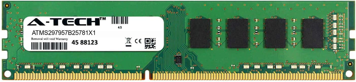 A-Tech 8GB Module for HP Pavilion 500-281 Desktop & Workstation Motherboard Compatible DDR3/DDR3L PC3-12800 1600Mhz Memory Ram (ATMS297957B25781X1)
