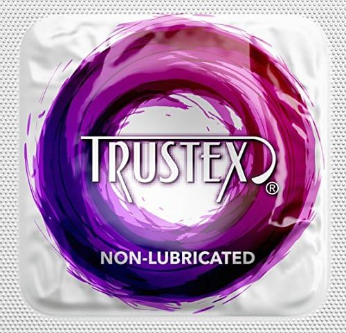 Trustex NON-LUBRICATED Premium Latex Condoms -24 Count