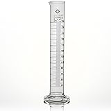 Premium Lab Glass Graduated Cylinder 250 ml Class A