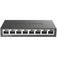 D-Link 8-Port Gigabit Switch - Plug & Play Desktop Network Switch Metal Housing