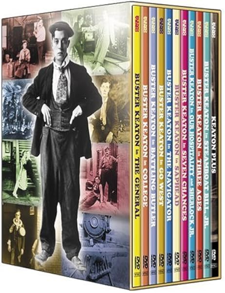 Amazon Com The Art Of Buster Keaton The General Sherlock Jr Our Hospitality The Navigator Steamboat Bill Jr College Three Ages Battling Butler Go West