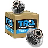 TRQ Front Left and Right Wheel Bearing and Hub Assembly Set 2 Piece Compatible with 1999-2004 Jeep Grand Cherokee