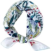 Pemilosci Cotton-Blend Bandana, Head Scarf, Headband, Head wrap, Hair Neck Scarf for Women 22 x 22 inch