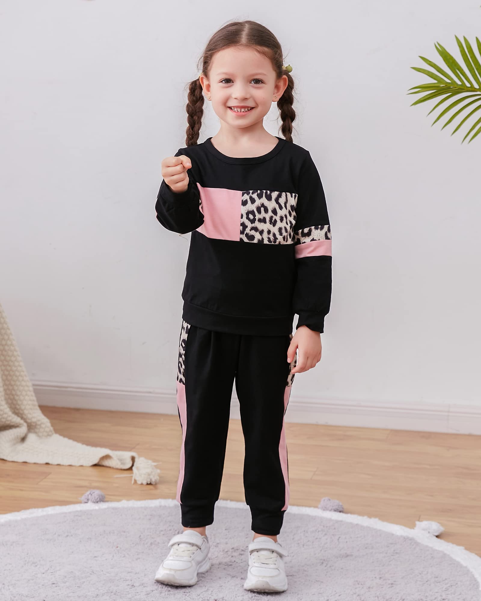 WESIDOM Baby Girl Clothes Sets, 2pcs Autumn Long Sleeve Clothes Outfits Toddler Girl Sweater Sets