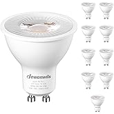 DEWENWILS 10-Pack GU10 LED Bulb Dimmable, 5000K Daylight GU10 Bulb Replacement for Track Lighting, 500LM, 7W(50W Equivalent) 