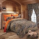 20 Lakes Woodland Hunter Camo Comforter, Sheet, & Pillowcase Set (Queen, Forest)