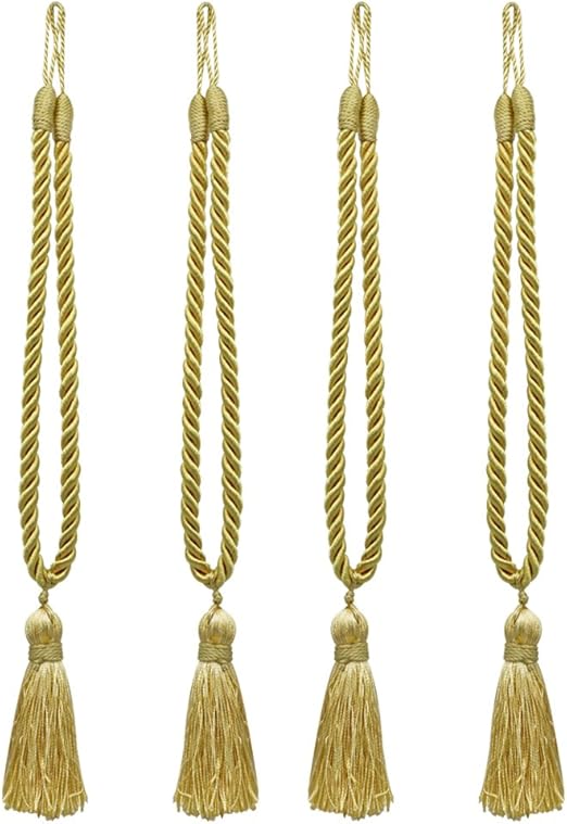 Amazon Com Home Queen Decorative Tassel Rope Tie Backs For Window