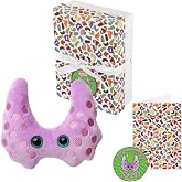GIANT MICROBES Thyroid Plush Gift Set &ndash; Includes Plush, Greeting Card and Sticker &ndash; Comfort Gift After Surgery, Endocrinology Gifts, Thyroid Cancer Awareness, Lupus Gifts, Endocrine System Model
