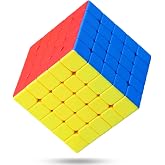 CFMOUR 5x5 Speed Cube, Stickerless Magic Cubes Bundle, Puzzle Toys | Moyu Meilong 5, Fast Turning, Smooth, Brain Teaser, Sensory, Classic, Fidget Toy, Durable, Travel Game for Teens &amp; Adults