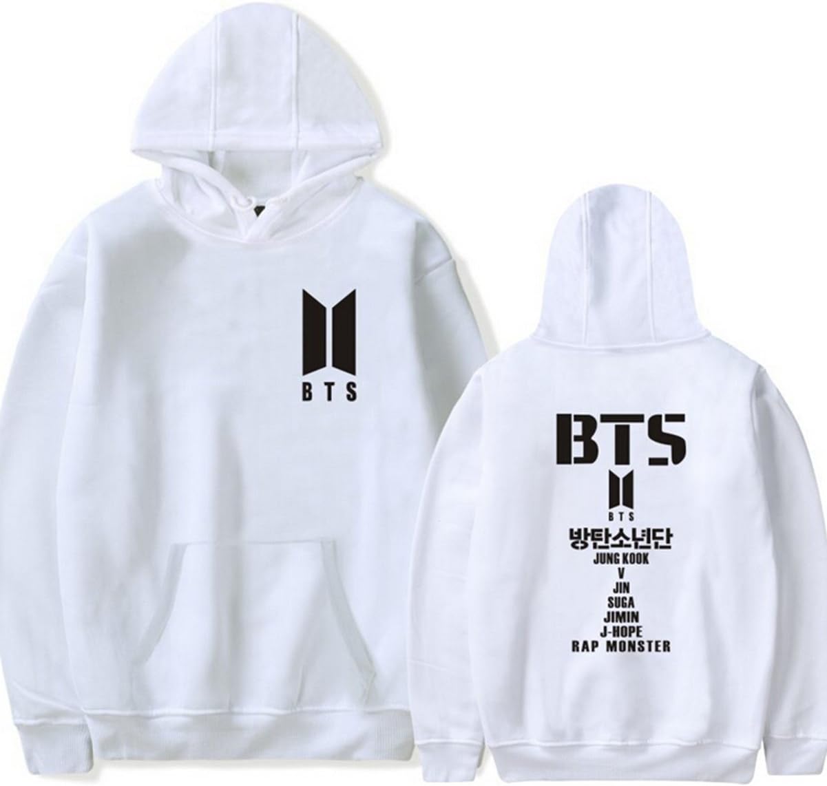 Viclearshop 2018 Wild Casual Cartoon Character Hooded Couple Fashion Loose Clothes