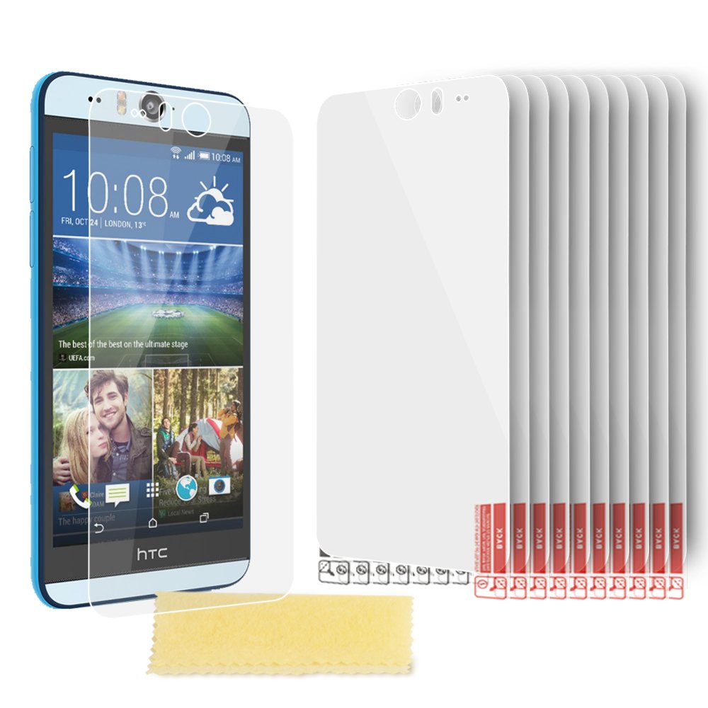 cadorabo - 10 x Screen Protector Crystal Clear HQ for > HTC DESIRE EYE < high clear - Transparent