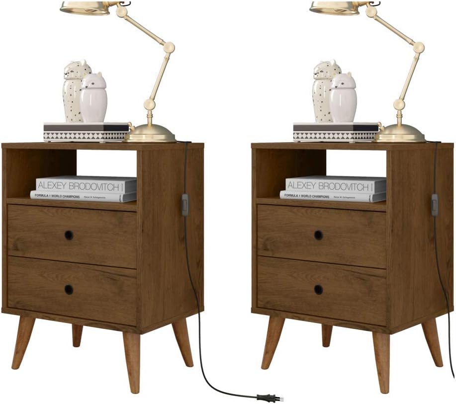 Kit duas mesas de cabeceira retrô - RPM Móveis