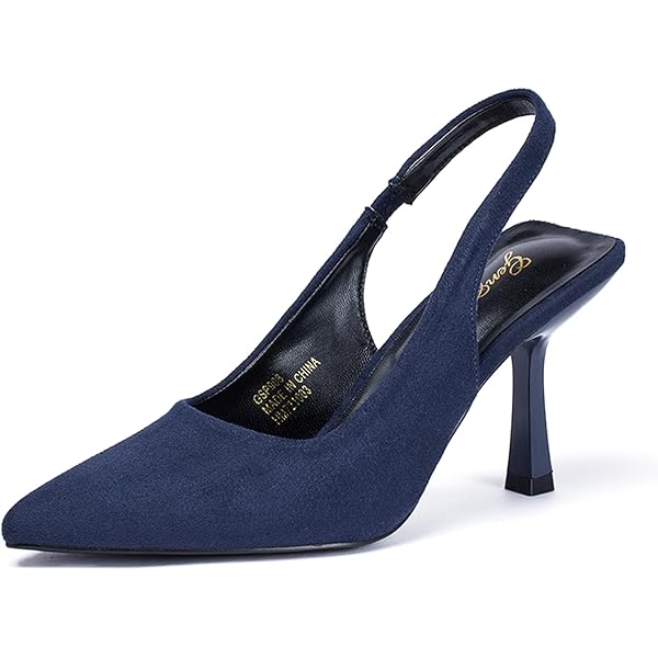 Amazon.com | Easy Street Women's Moonlight Pump, Navy Glitter, 6