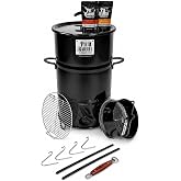 Pit Barrel Cooker Junior Premier Series 14 Inch Drum Smoker