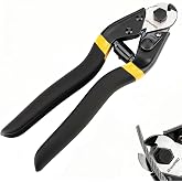 GRENPRO Cable Cutter, 7.5" Heavy Duty, Chrome Vanadium, Wire Rope &amp; Cable | Heavy-Duty Wire Cutter for Thick Wire, Wire Rope, Safety Lock, Cable Cutting, Chicken Coop, Spring Loaded, Cr-V Steel