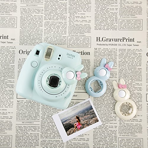 Annle Instax Mini 9 Accessoires dans Une boîte pour FujiFilm Instax Mini 8 / Mini 8 + / Mini 9 Appareil Photo instantané (New Flower A) - Image 5
