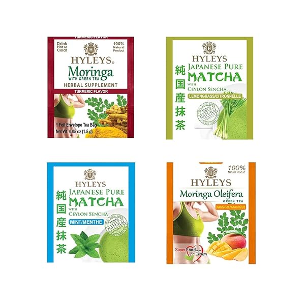 HYLEYS DETOX TEA FOR CLEANSE AND WEIGHT LOSS – 14 DAY DETOX KIT WITH 42 TEA BAGS – SUPPORTS COLON CLEANSE, DIGESTION, AND METABOLISM